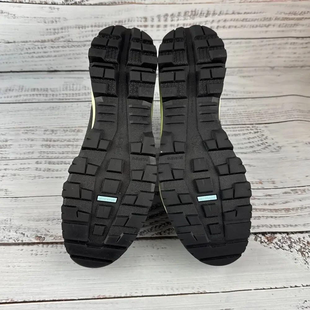 On Cloudalpine Waterproof Womens US 9.5 Hiking Boots Black Blue
